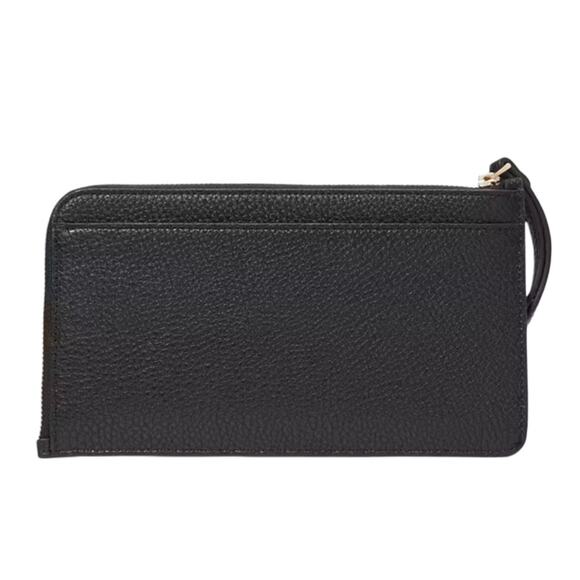 kate spade Lucy Medium L-zip Wristlet - Black Retail $139 - Picture 2 of 6